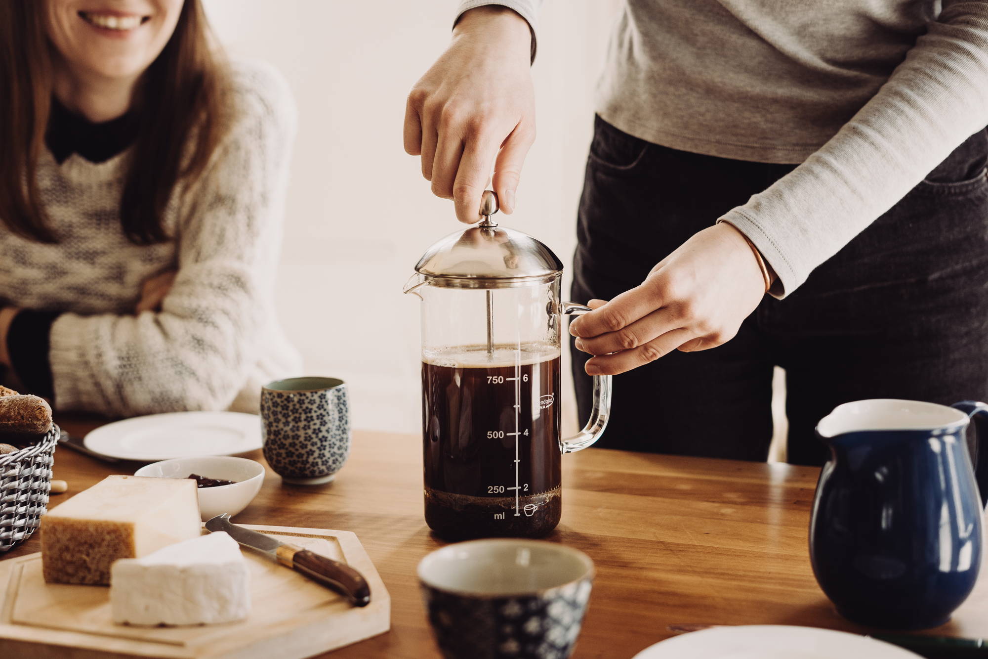 Kaffeezubereitung mit der French Press Coffee Circle