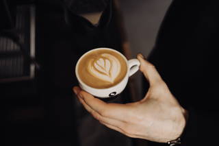 Das Herzchen im Milchschaum Latte Art