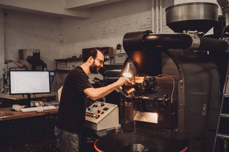 Unser Röstmeister Hannes