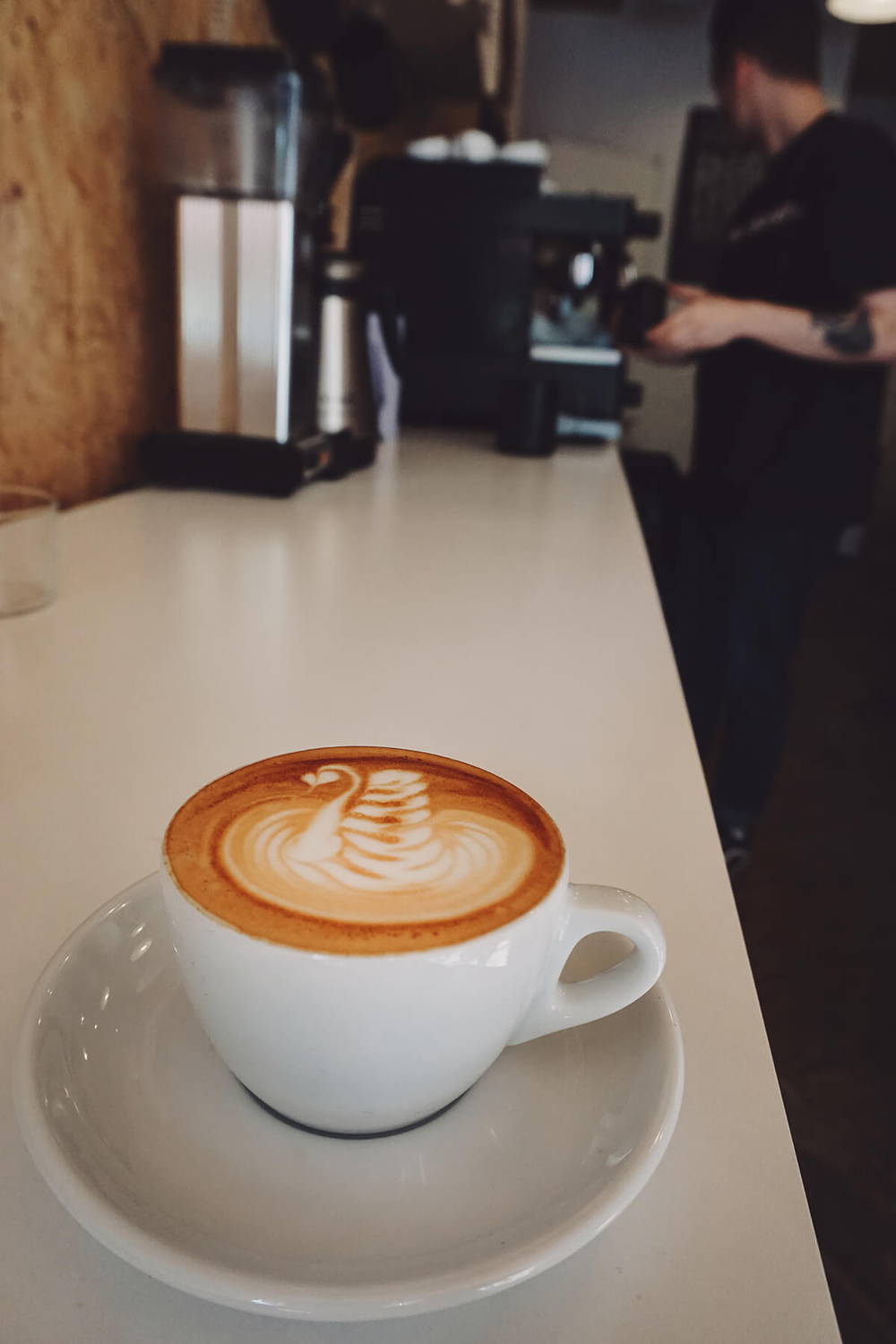 Latte Art im Old Spike Latte Art