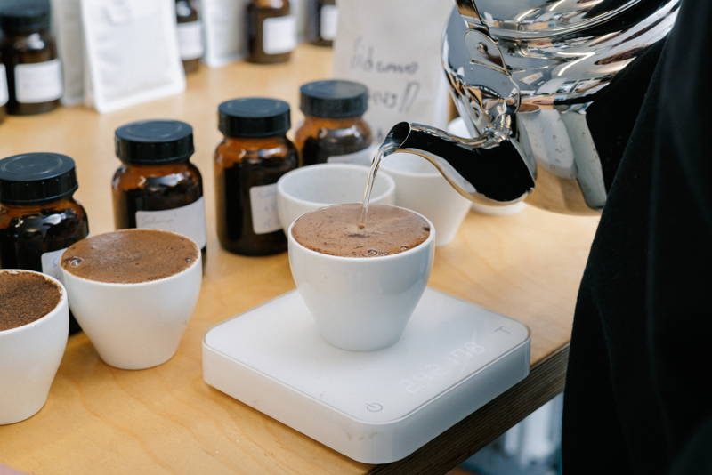 Cupping, professionelle Verkostung