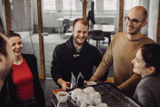 An der Siebträgermaschine