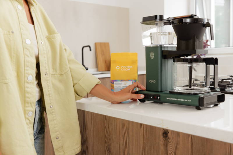 La Vega coffee brewed in a Moccamaster