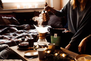 Weihnachtliches Kaffeetrinken Weihnachtliches Kaffeetrinken