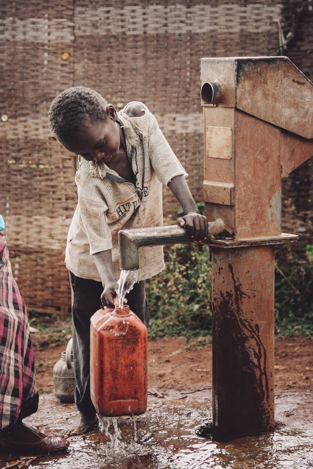 An der Wasserstation
