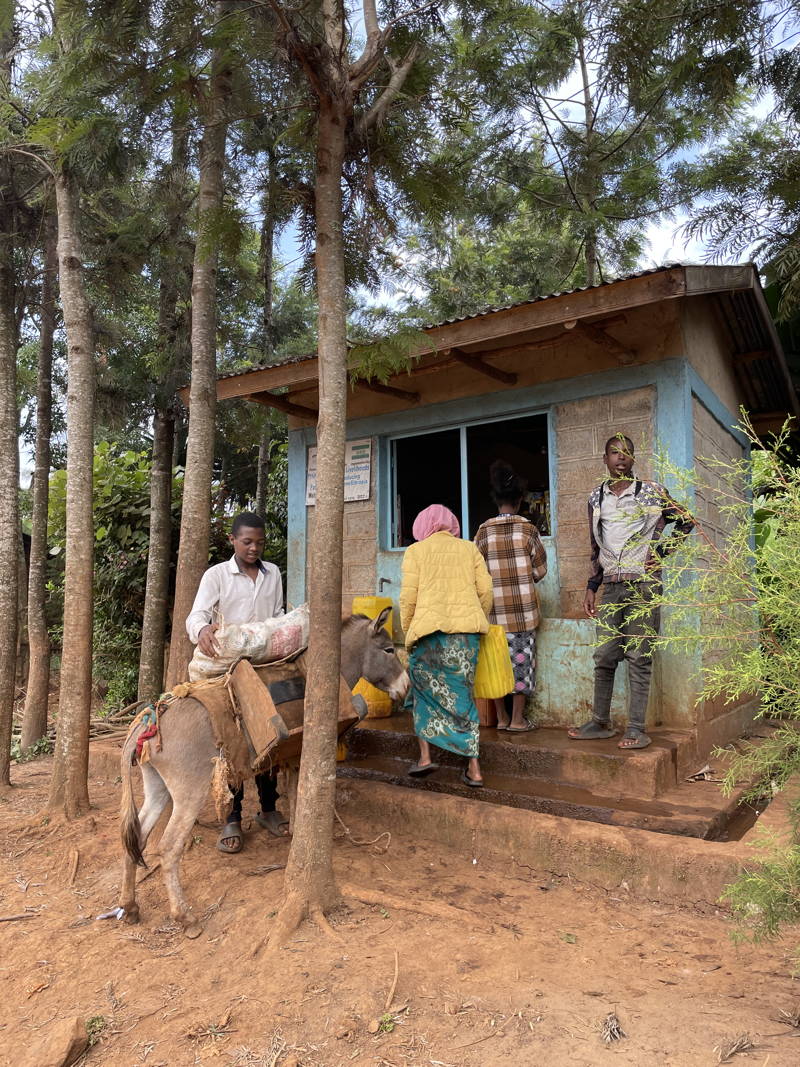 Wasserkiosk in Äthiopien