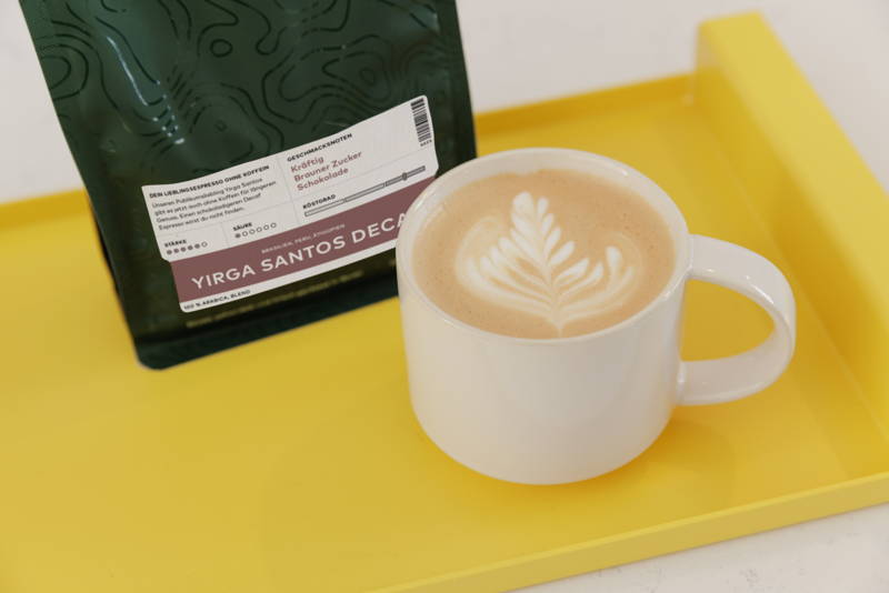 Latte Art with Yirga Santos Decaf