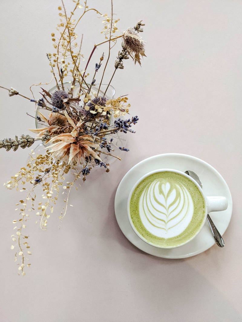 Café Winter menu: Matcha Latte