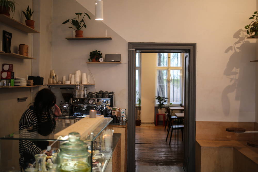 Okay Café innen Innenansicht des Cafés