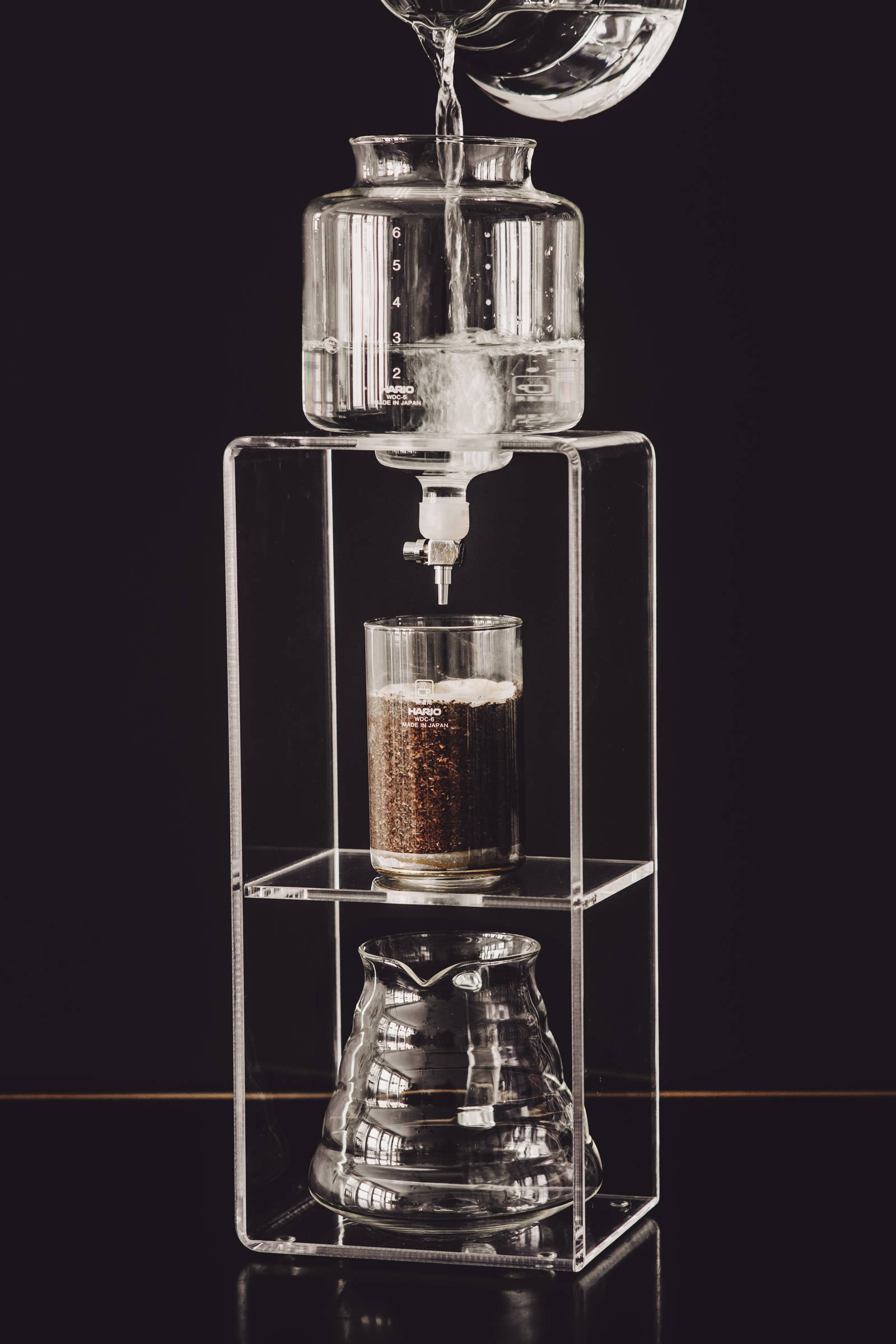Hoch hinaus Der Hario Water Dripper Clear im Test Coffee Circle