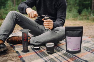 Nansebo mit der AeroPress Nansebo Kaffeezubereitung mit der AeroPress