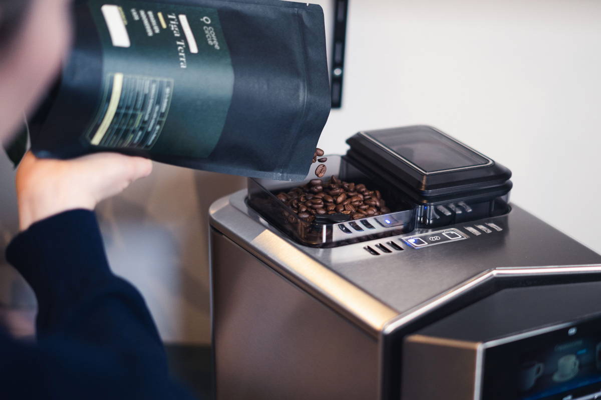 Tiga Terra Kaffee für Vollautomaten in der Siemens s700