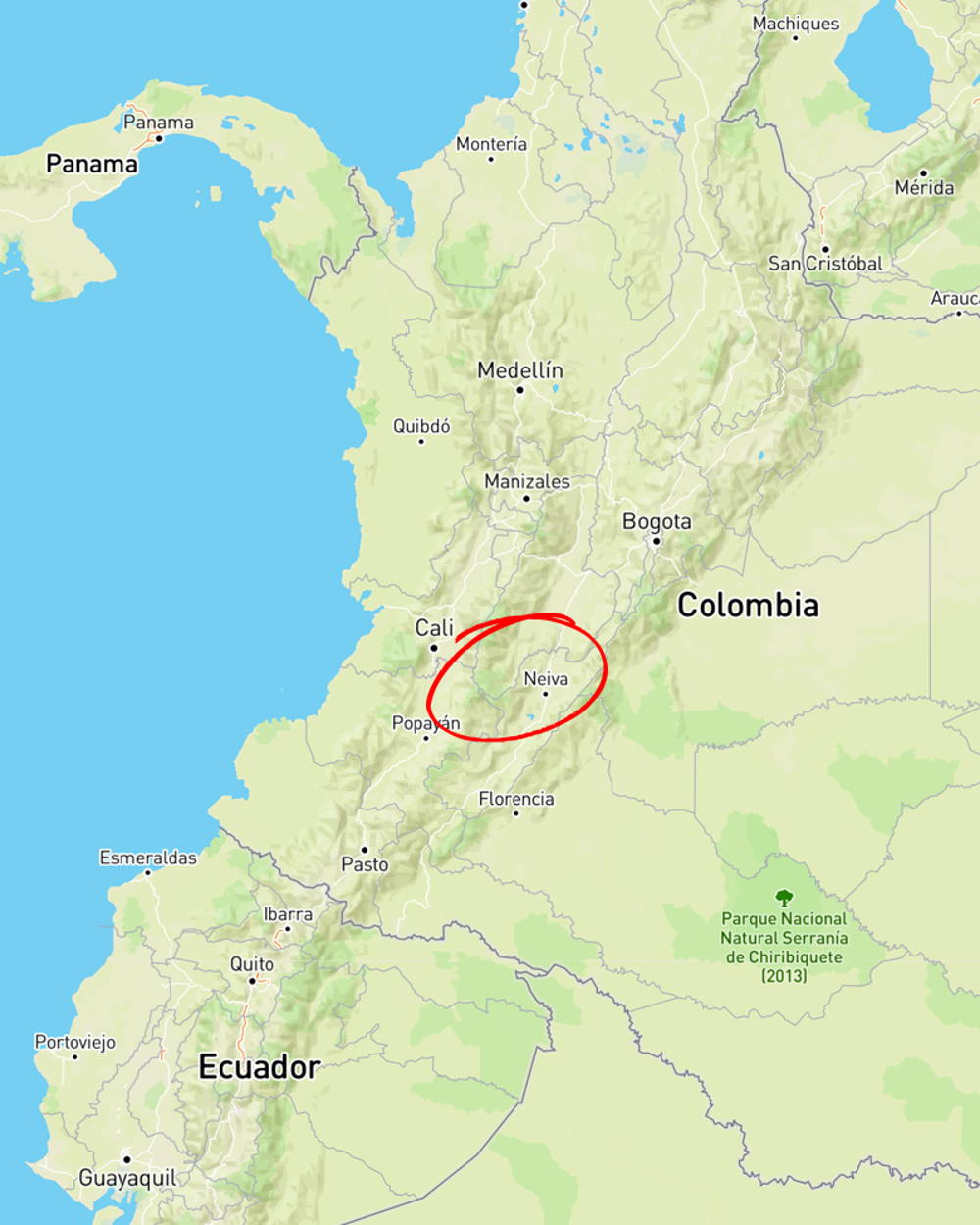 Coffee Map Nasa We'sx Hier kommen die Kaffeebohnen her