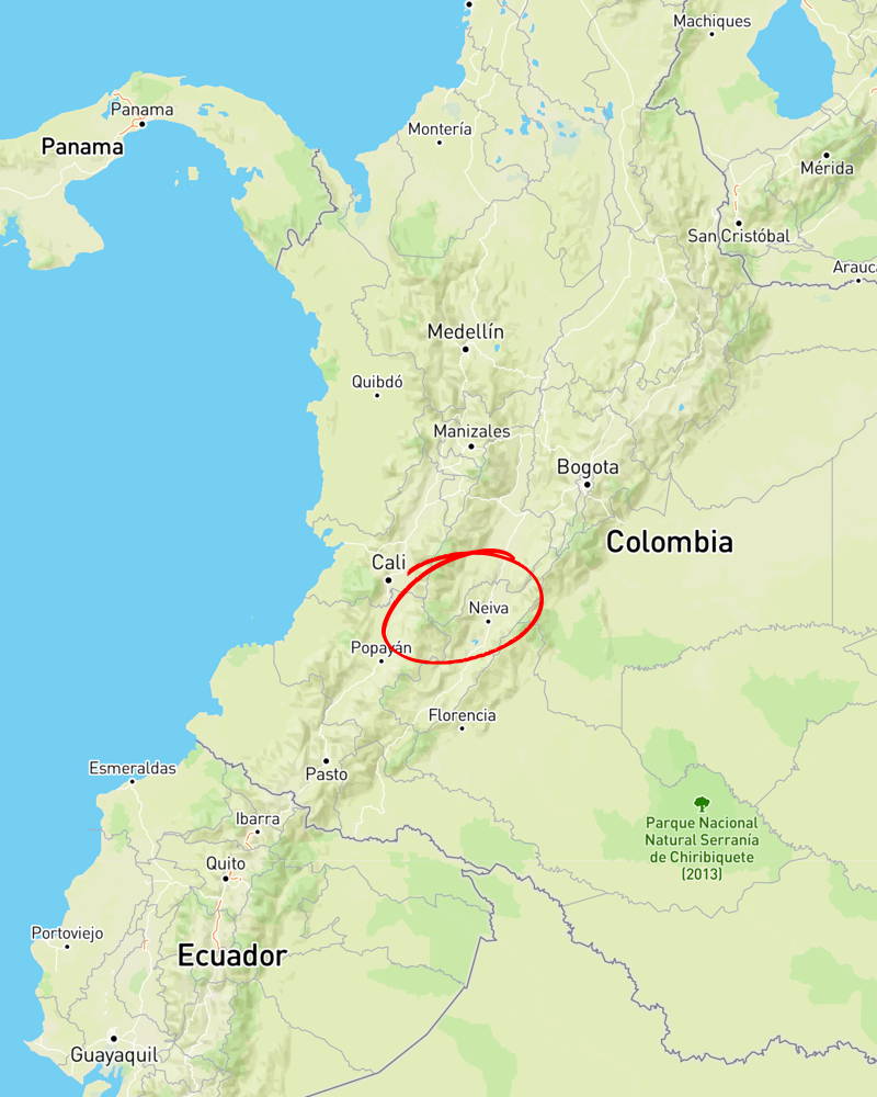 Hier kommen die Kaffeebohnen her