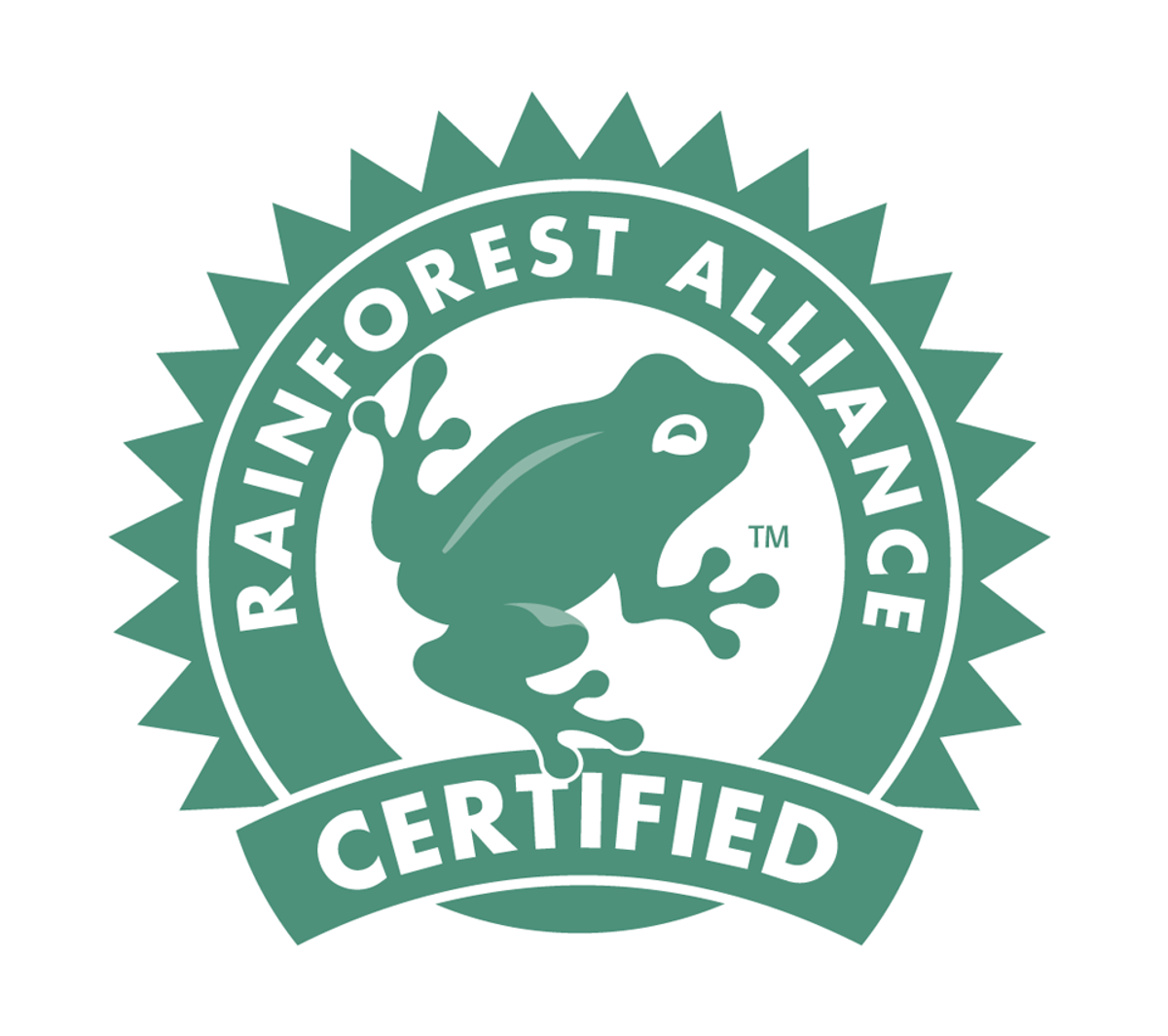 Logo Rainforest Alliance Zertifiziert