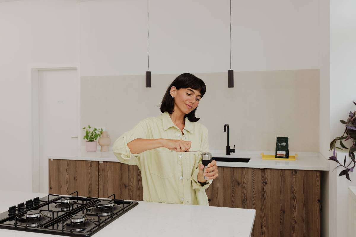 Kaffee mahlen mit Porlex Mini