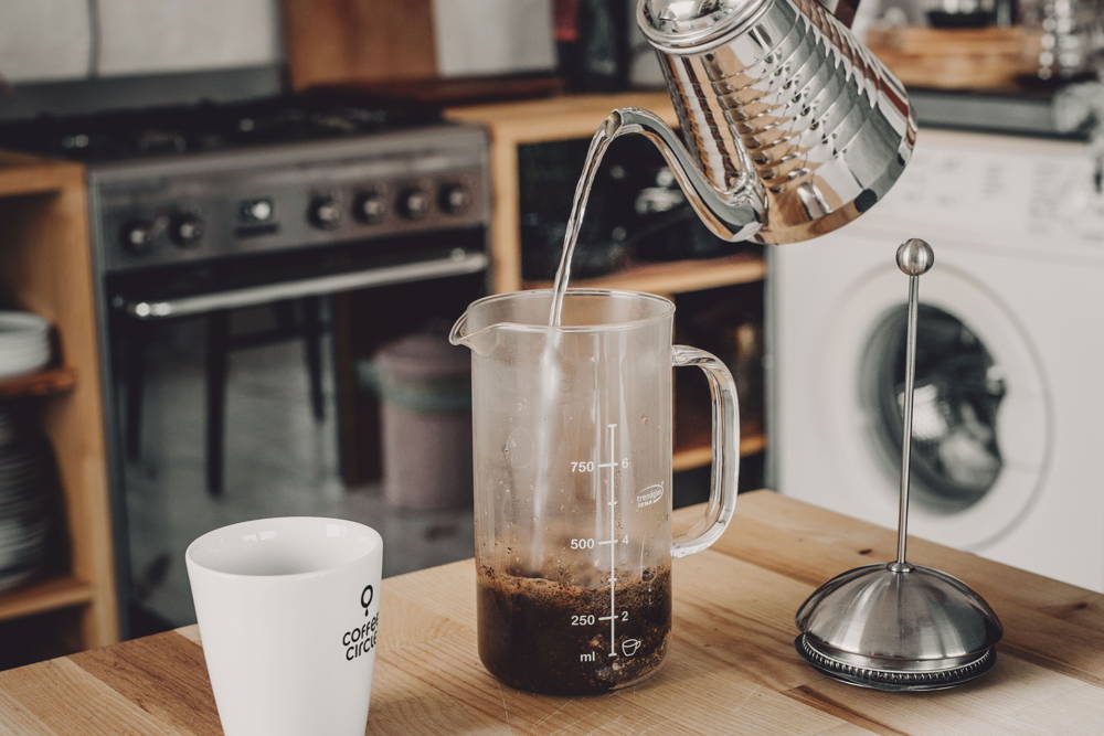 Kaffeezubereitung mit der French Press Coffee Circle
