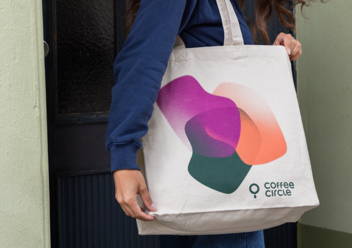 Coffee Circle Tote Bag