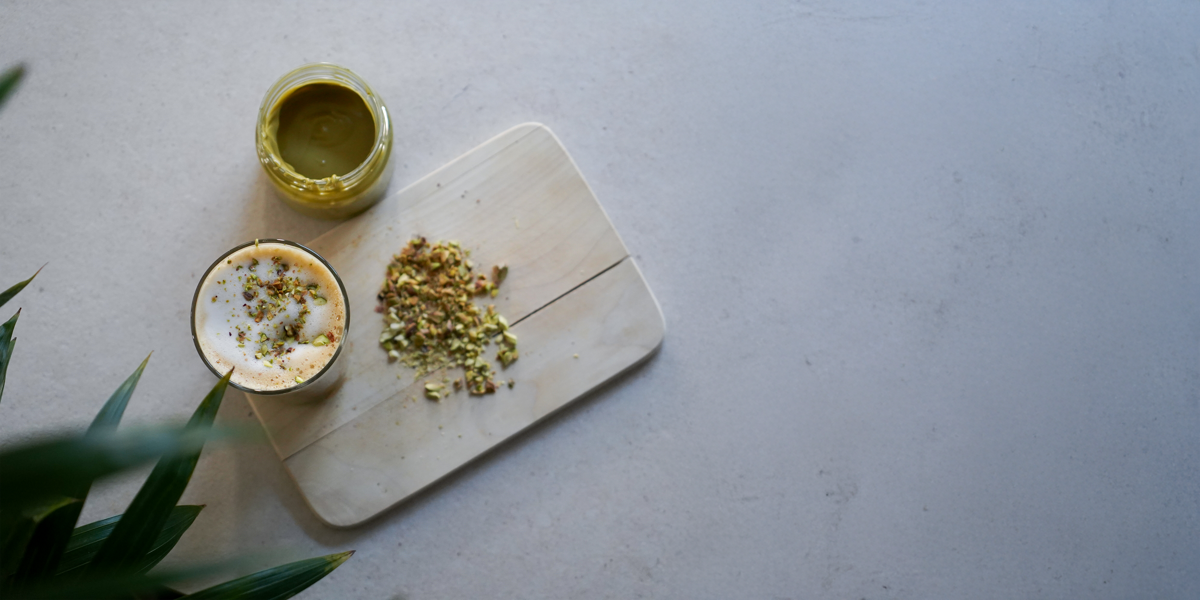 Pistachio Latte Rezept