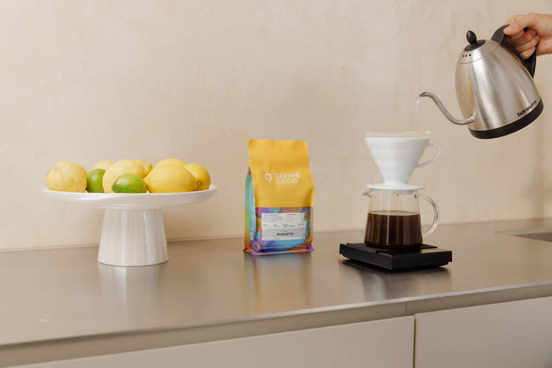 V60 Rungeto Brühmoment