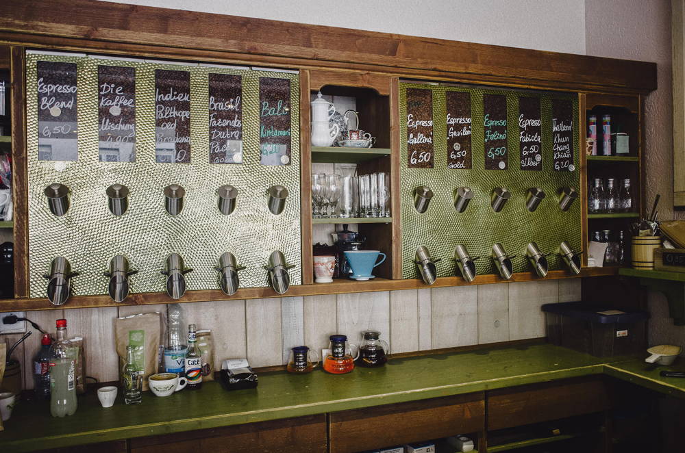 Große Kaffeeauswahl Große Kaffeeauswahl