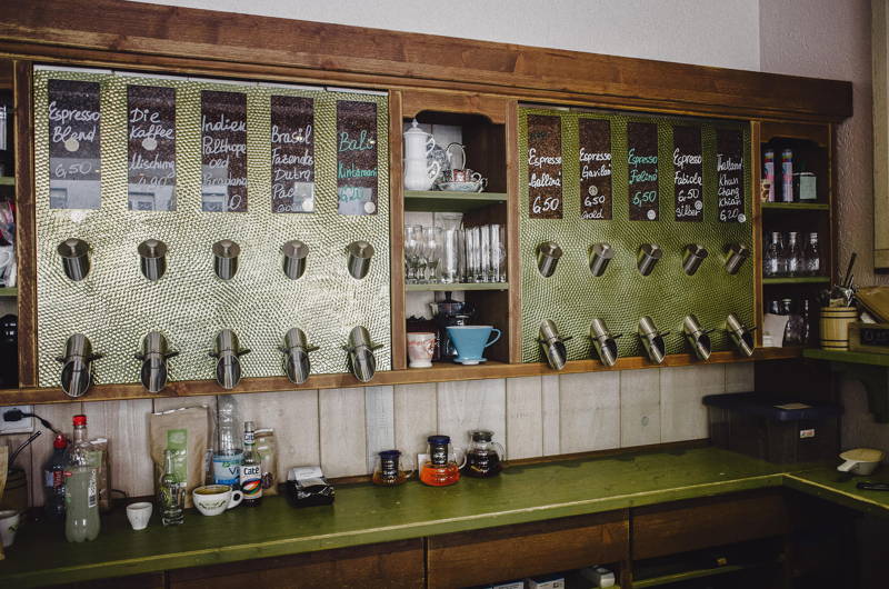 Große Kaffeeauswahl