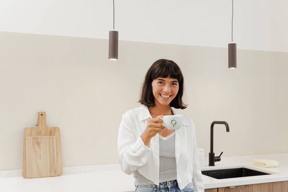 Kaffeemoment mit Tasse