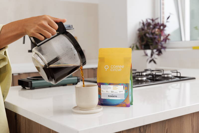 Moccamaster Tasse einschenken mit Rungeto