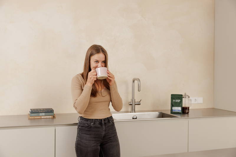 French Press Brühmoment