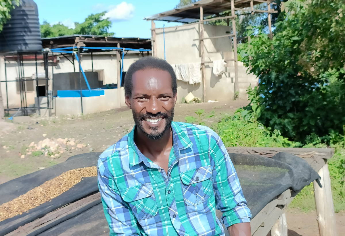 Stephan Katongole auf seiner Farm
