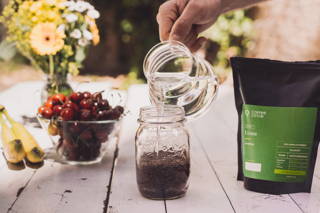 Limu Filterkaffee als Cold Brew Limu Filterkaffee als Cold Brew im Sommer im Brewjar