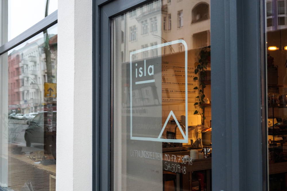 Isla Tür Isla Coffee Eingang