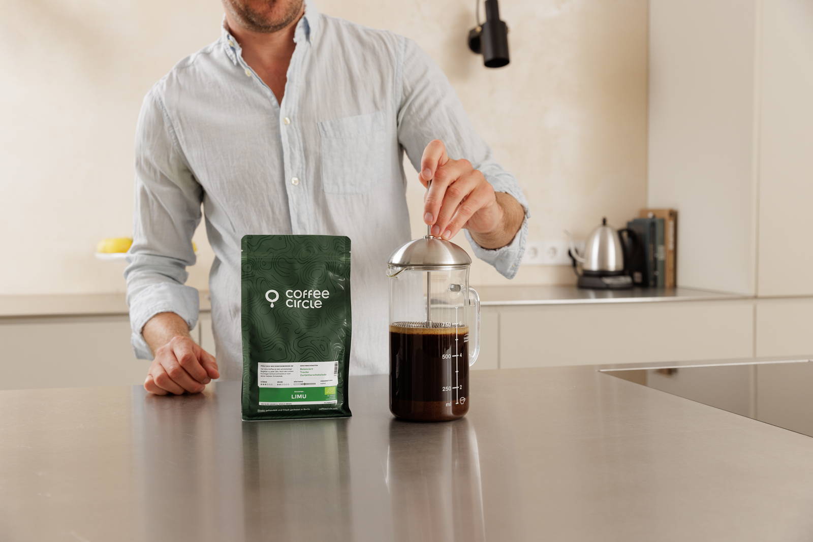 Kaffee für die French Press Coffee Circle