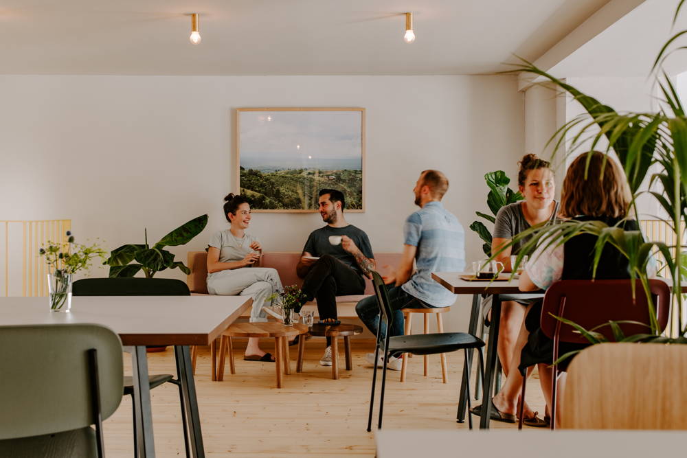 Unser Café Gemütliches Zusammensitzen im Coffee Circle Cafe