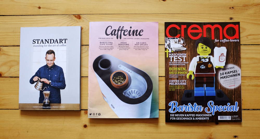 Kaffeemagazine Coffee Circle testet verschiedene Kaffeemagazine