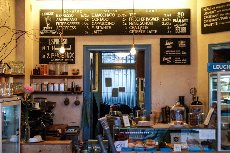 Leuchtstoff Kaffeebar