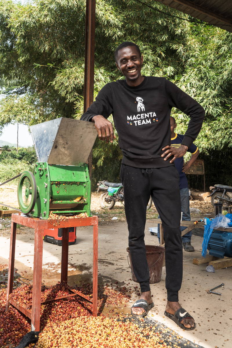 Mamy Dioubaté zu Beginn von Macenta Beans