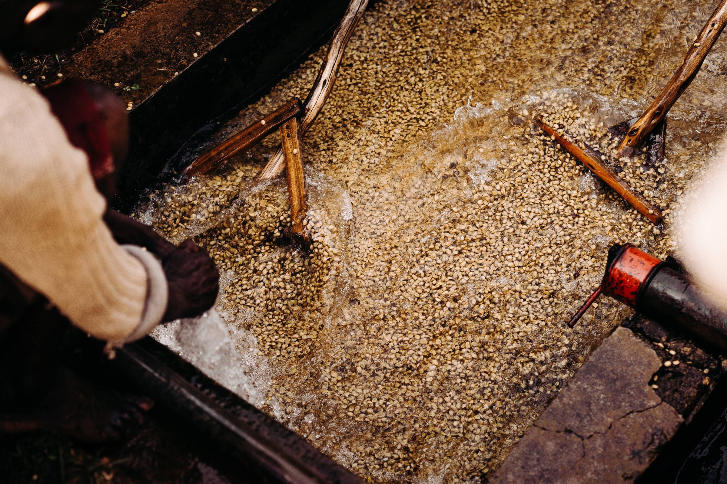 Aufwändige Handarbeit