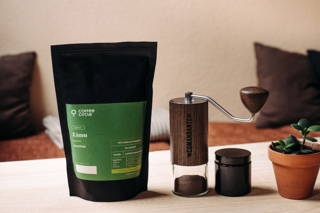 Limu Filterkaffee Limu Filterkaffee gemahlen in der Comandante