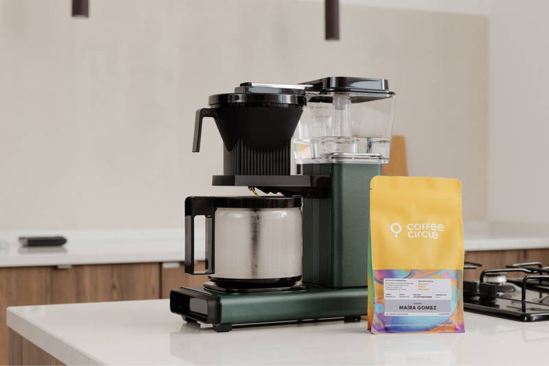 Maíra Gomez Coffee brewed with Moccamaster