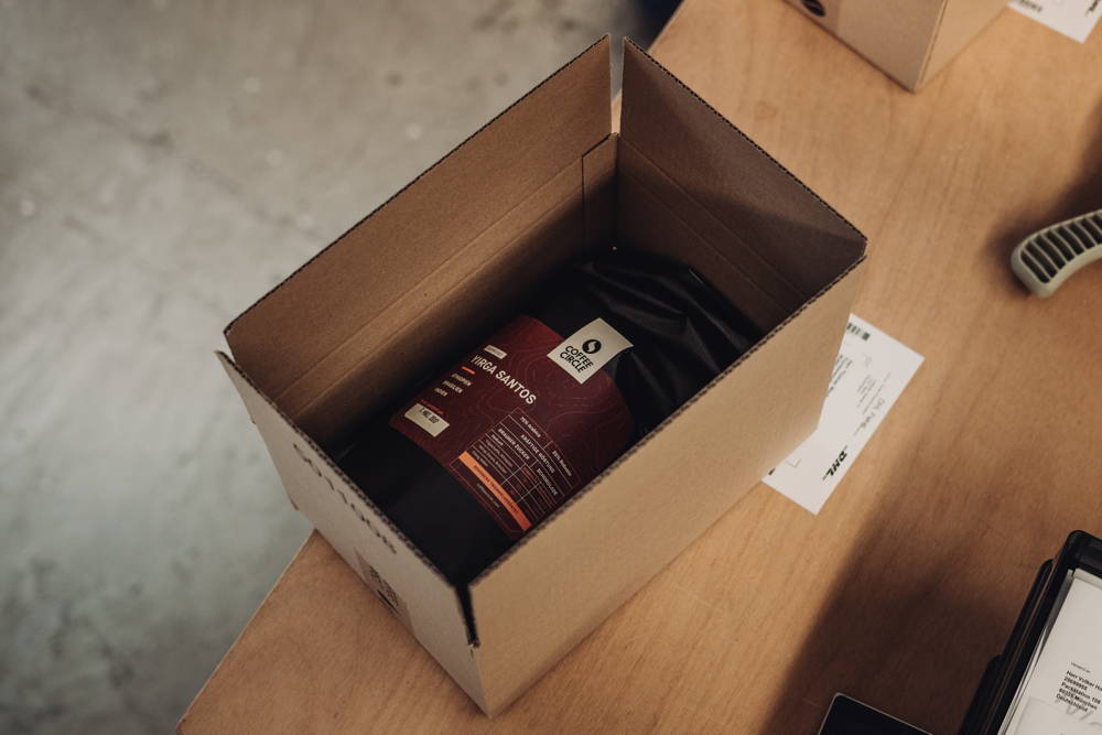 Yirga Santos in der Box Kaffee auf dem Weg zu dir