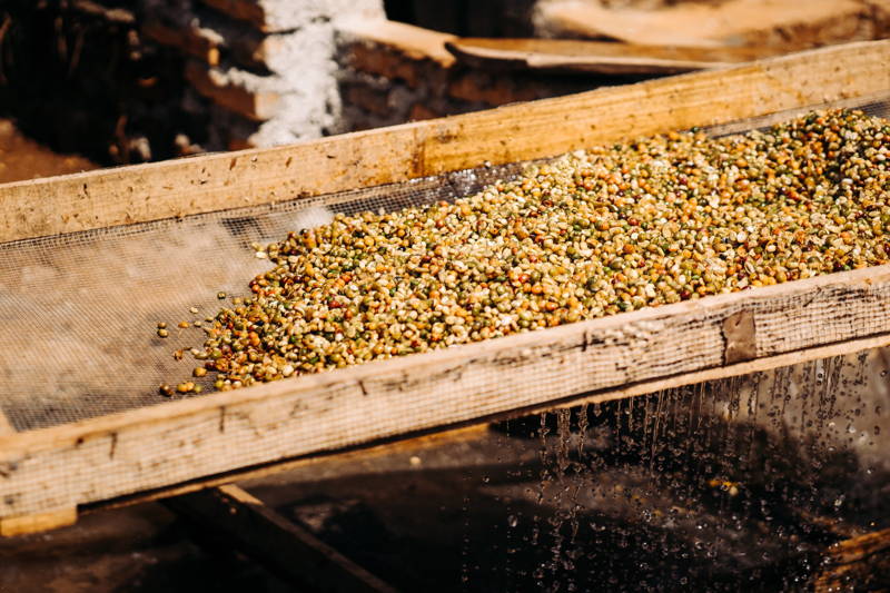 Bei der Verarbeitung