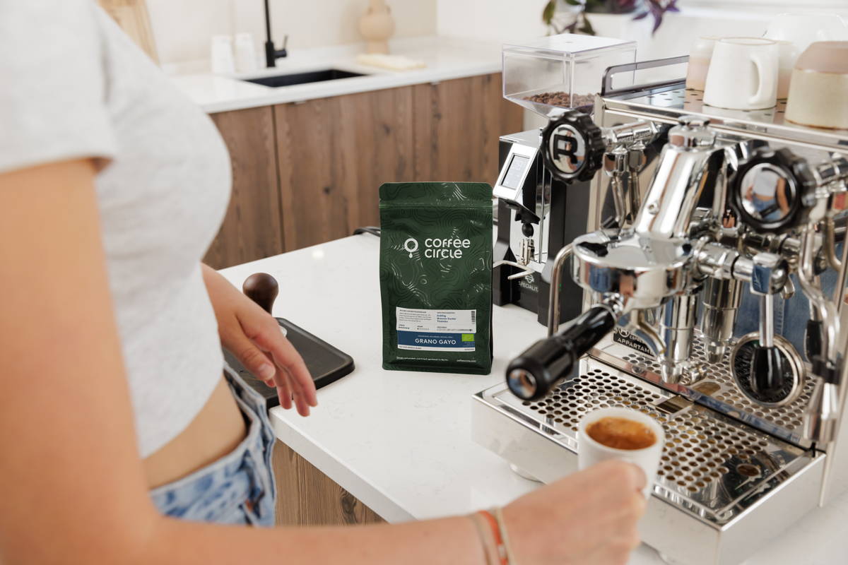 Grano Gayo Espresso Zubereitung mit Rocket Appartamento