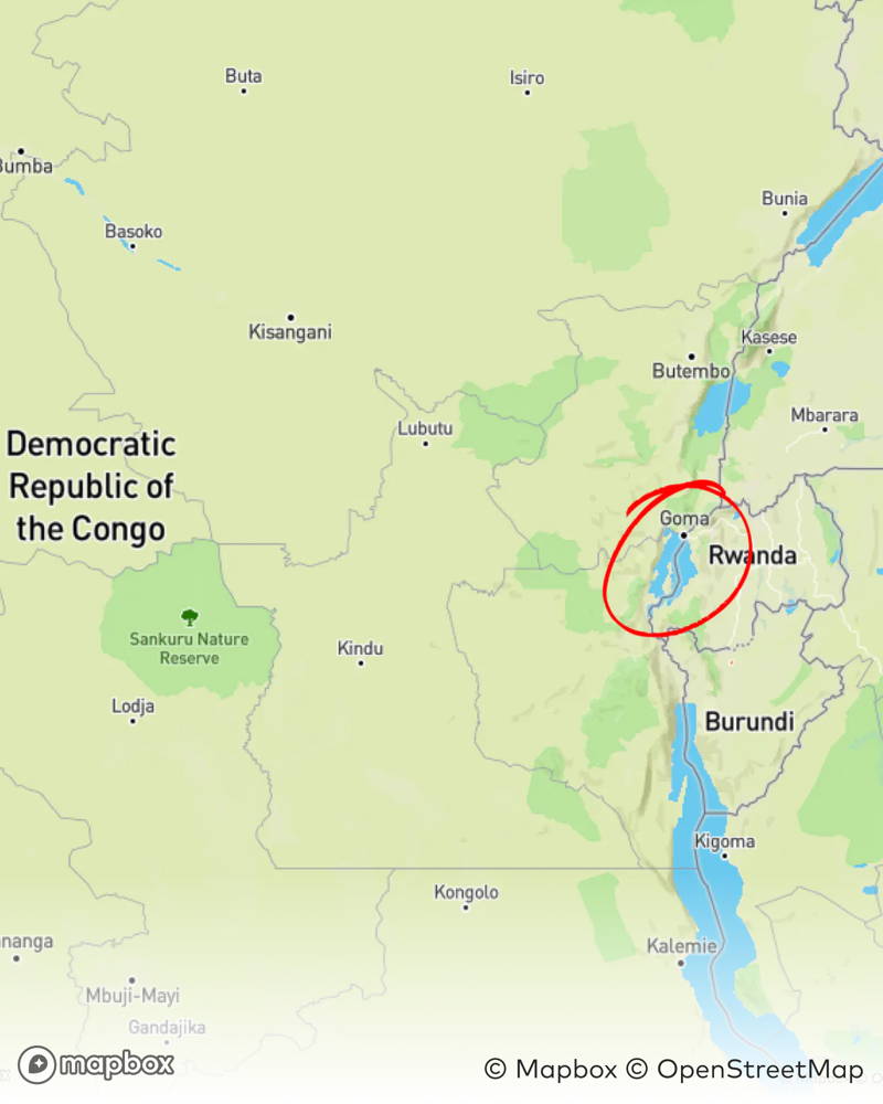 Lake Kivu Map