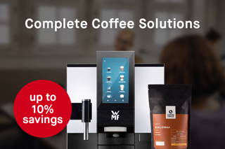 Fully automatic coffee machine with a bag of coffee circle coffee