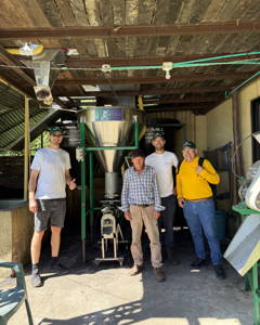 Martin and Hannes at one of the FNC’s partner farms in Cundinamarca