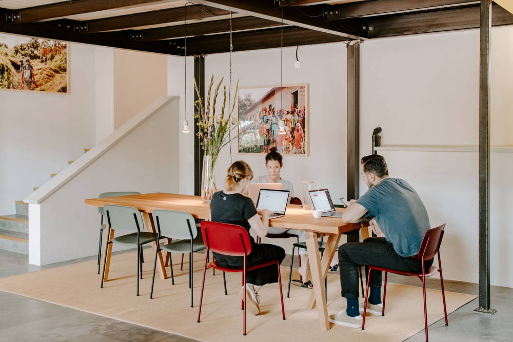 Unser Café Arbeiten im Coffee Circle Cafe