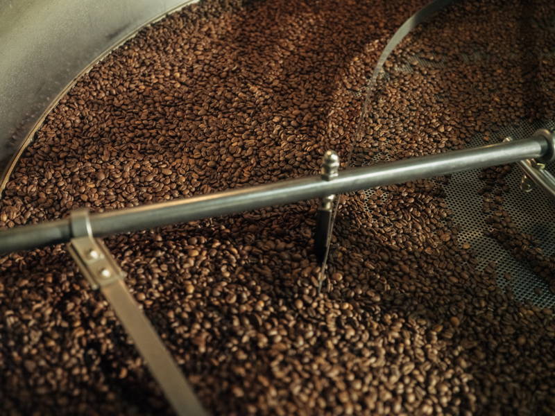 Kaffeebohnen Rösterei