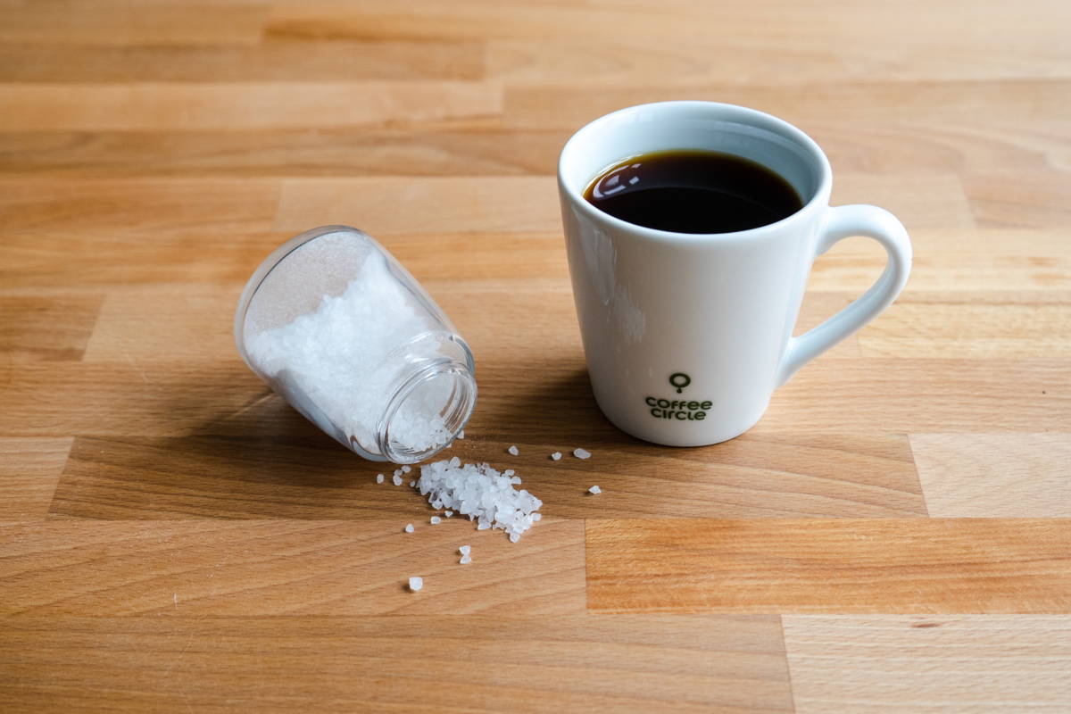 Salz im Kaffee