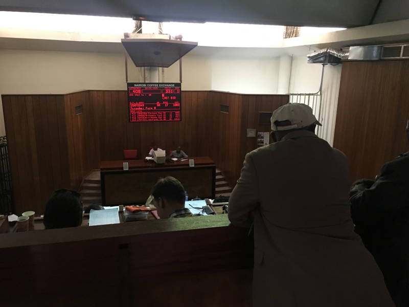 Hier wird der Kaffee getraded